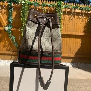 Authentic GUCCI Ophidia Mini Bucket Bag